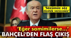 Bahçeli'den flaş açıklama