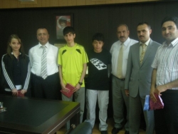 Kaymakam Çelik'e SBS ziyareti