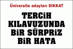 Ve bir de hata var!...