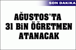 31 bin öğretmen adayı sevinecek!