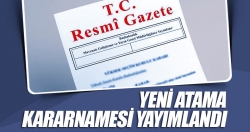 Atama kararları Resmi Gazetede