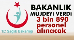 3 bin 890 personel alacak