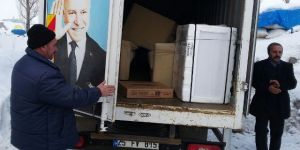 Erzurum’dan Çat’a uzanan yardım eli