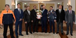 Erzurum AFAD’dan Vali Azizoğlu’na ziyaret