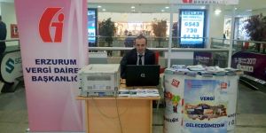 AVM’de kira gelirleri beyanname kabul stantı açıldı