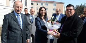 KKTC Milli Eğitim ve Kültür Bakanı Berova’dan Vali Azizoğlu'na ziyaret