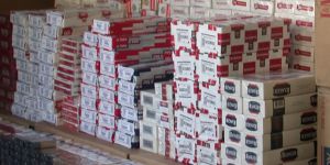 15 bin paket kaçak sigara ele geçirildi