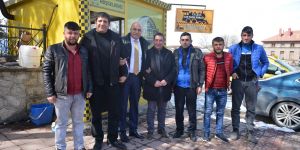 Başkan Korkut, taksici esnafı ile bir araya geldi