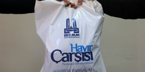 Hayır Çarşısı’ndan Pasinler’e yardım eli