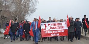 18 Mart Şehitleri için yürüyüş programı düzenlendi