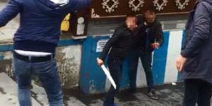 Erzurum’da bıçaklı gençler dehşet saçtı