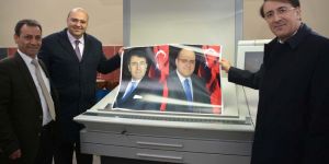 Aydemir, Zafer Ofset Baskı Tesislerini gezdi