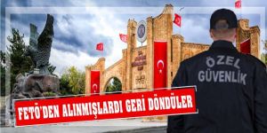 Özel güvenlikçiler geri döndü