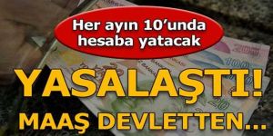 Stajyer maaşında flaş gelişme