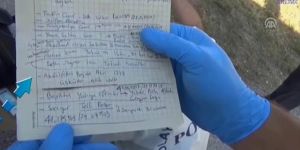 Darbeci pilotun üstünden çıkan notta