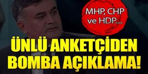 Ünlü anketçiden bomba açıklama!