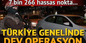 Türkiye genelinde "Huzur Türkiye-4" operasyonu