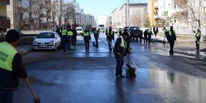 Palandöken Belediyesinden bahar temizliği!
