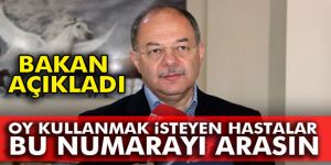 Bakan Akdağ açıkladı: Oy kullanmak isteyen hastalar...