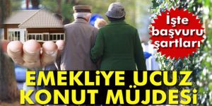 300 lira taksitle emekliye ucuz konut