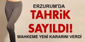 Tayt Yine 'Tahrik' Sayıldı