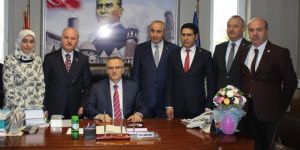 Bakan Ağbal, Erzurum SMMMO ziyaret etti