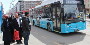 Toplu taşıma araçları bugün Erzurum’da ücretsiz