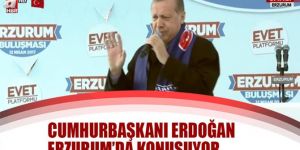Cumhurbaşkanı Erdoğan Erzurum'da