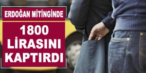 Mitingde soygun şoku