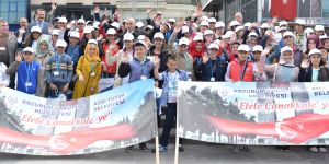 Yakutiye ve Tutak'tan 100 öğrenci Çanakkale gezisine gitti