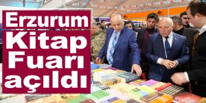Erzurum Kitap Fuarı açıldı