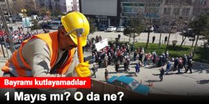1 Mayıs'ta çalışmak zorunda olan inşaat işçileri