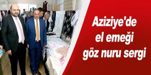 Aziziye'de el emeği göz nuru sergi