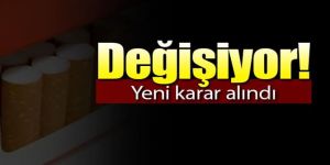 Sigara paketleriyle ilgili yeni karar!