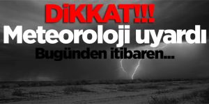 Erzurum'da Meteorolojik Uyarı