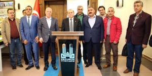 Kuzu Başkan Sekmen'i Ziyaret Etti