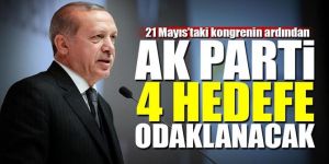 Yeni dönemde dört hedef