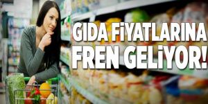 Gıda fiyatlarına fren geliyor.