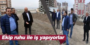 Ekip ruhu ile iş yapıyorlar