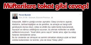 Müfterilere tokat gibi cevap