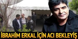Erkal'ın yakınları için hastane bahçesine çadır kuruldu