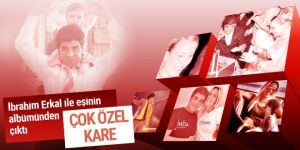 Erkal'in albümündeki eşi Filiz ve çocuklarıyla çok özel...