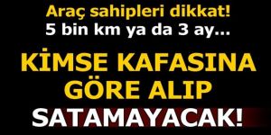 İkinci el araç satışına yeni düzenleme