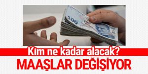 Temmuz'da maaşlar değişiyor kim ne kadar alacak?