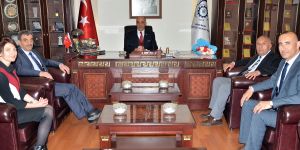 SGK yöneticilerinden, Başkan Yücelik’e ziyaret