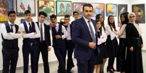 Erzurum'da Liselilerin eserleri büyüledi