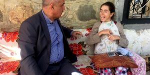 Ilıcalı'dan engelli kadına ziyaret
