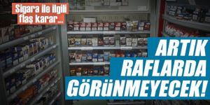 Sigarada düz pakete geçilecek, raflarda görünmeyecek