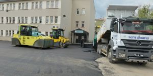 Yakutiye'den eğitime asfalt desteği