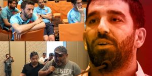 Arda Turan boş salona konuştu